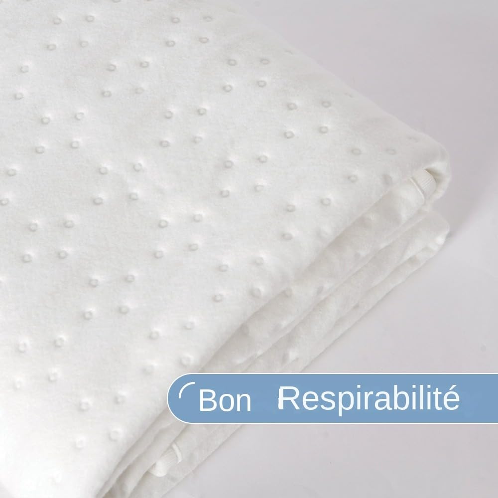 Couverture chauffante Couverture électrique Coussin chauffant 150 * 80cm Coussin de matelas thermique Table de massage Chauffe-corps Chauffe-lit 3 niveaux de chaleur Sous-couverture chaude