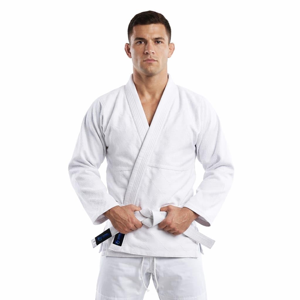 Uniforme da judo Gi – Tuta per arti marziali per allenamento e competizione, giacca e pantaloni in cotone resistente e set con cintura, per uomini, donne e bambini