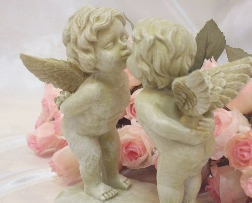 Amazon｜エンジェルキス:Sサイズ 天使 置物 エンジェル オブジェ