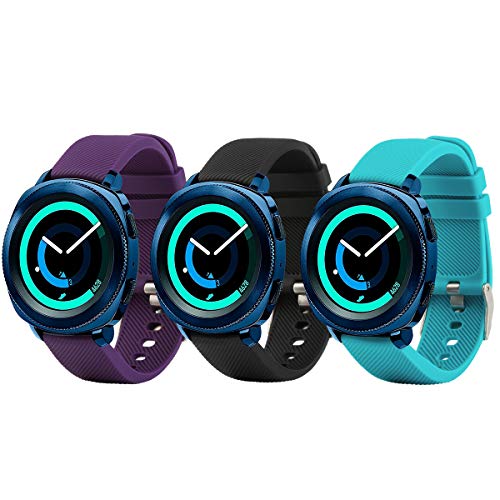 Honecumi 20MM/BAMI Compatible With Samsung Galaxy Active 2 Watch Band 40/44Mm/ Galaxy Watch 3 Band 41Mm/ Galaxy Watch 42Mm / Gear Sport/ Gear S2 Classic / Huawei Watch 2 /Garmin Vivoactive 3-20Mm Bands Strap Men Women cover