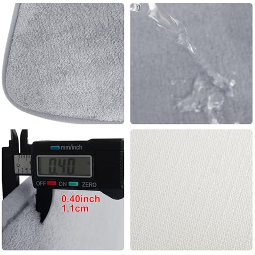 Séchage rapide tapis de bain absorbant et tapis de sol incurvé doux - 8