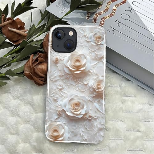 Coque iPhone 15 Plus antichoc et anti-rayure design hybride fleurs