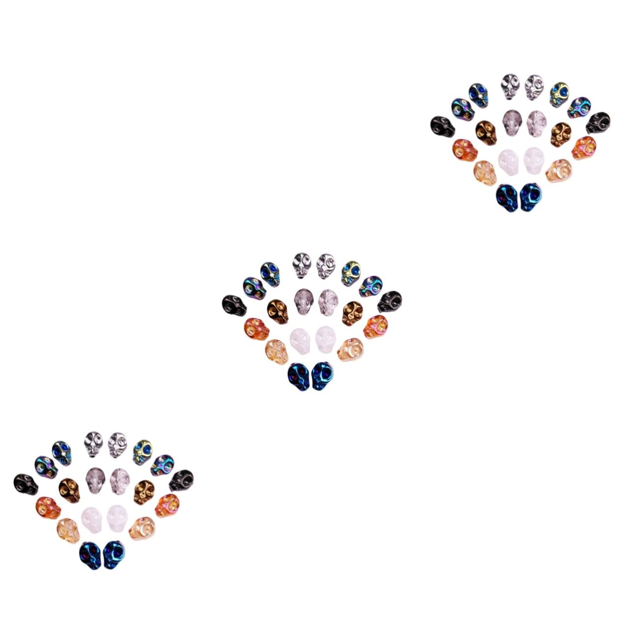 SHINEOFI 300stücke Glitzernde Design Glasperlen Für Armbänder Bunte Kristallperlen Für Schmuckherstellung Bastelzubehör Und Kreative Projekte