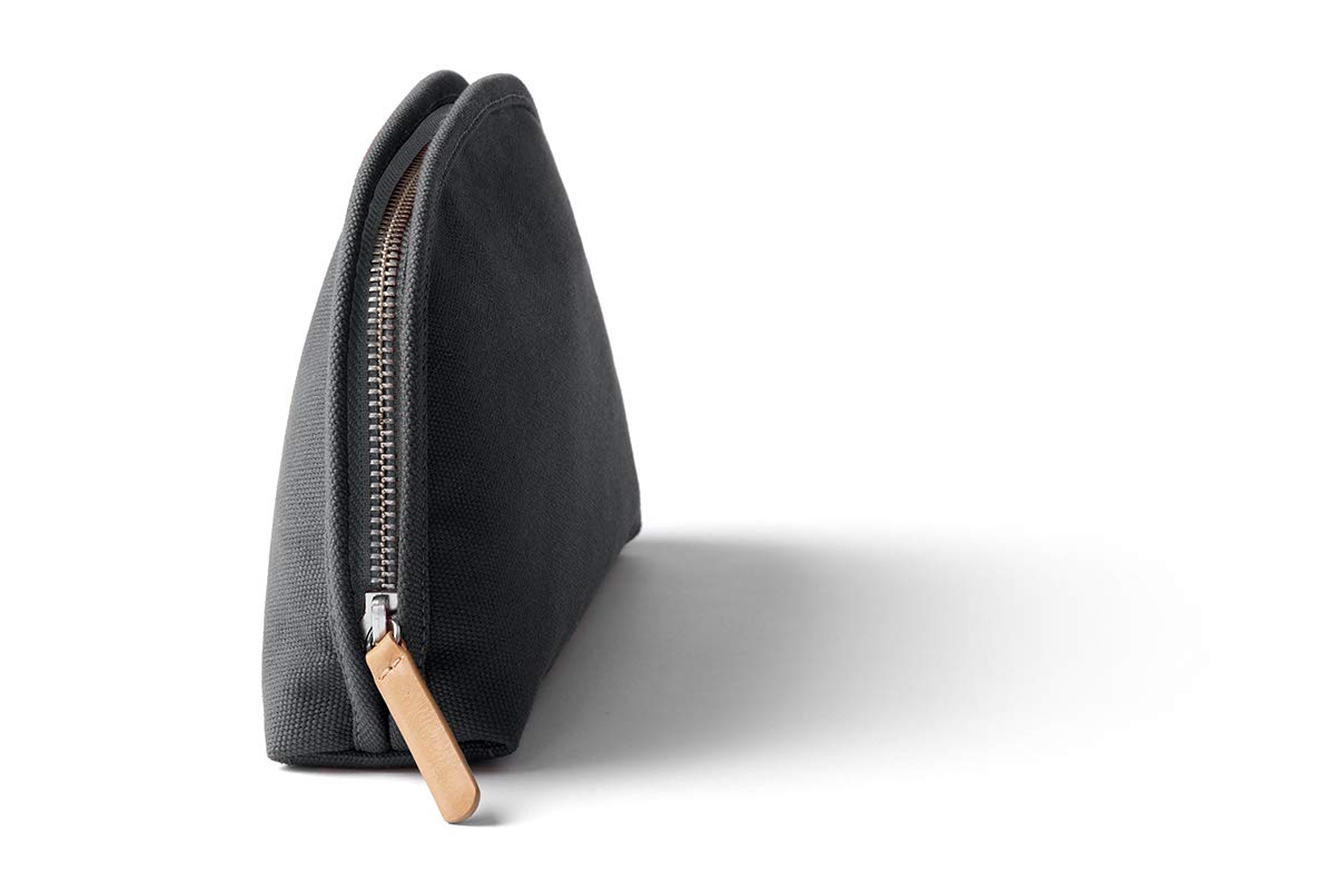 Bellroy Classic Pouch, Mäppchen, Stiftemappe, Tasche, Leder und Stoff (für Stifte, Kabel, Kosmetik, Scheren, Kopfhörer, Radiergummis)