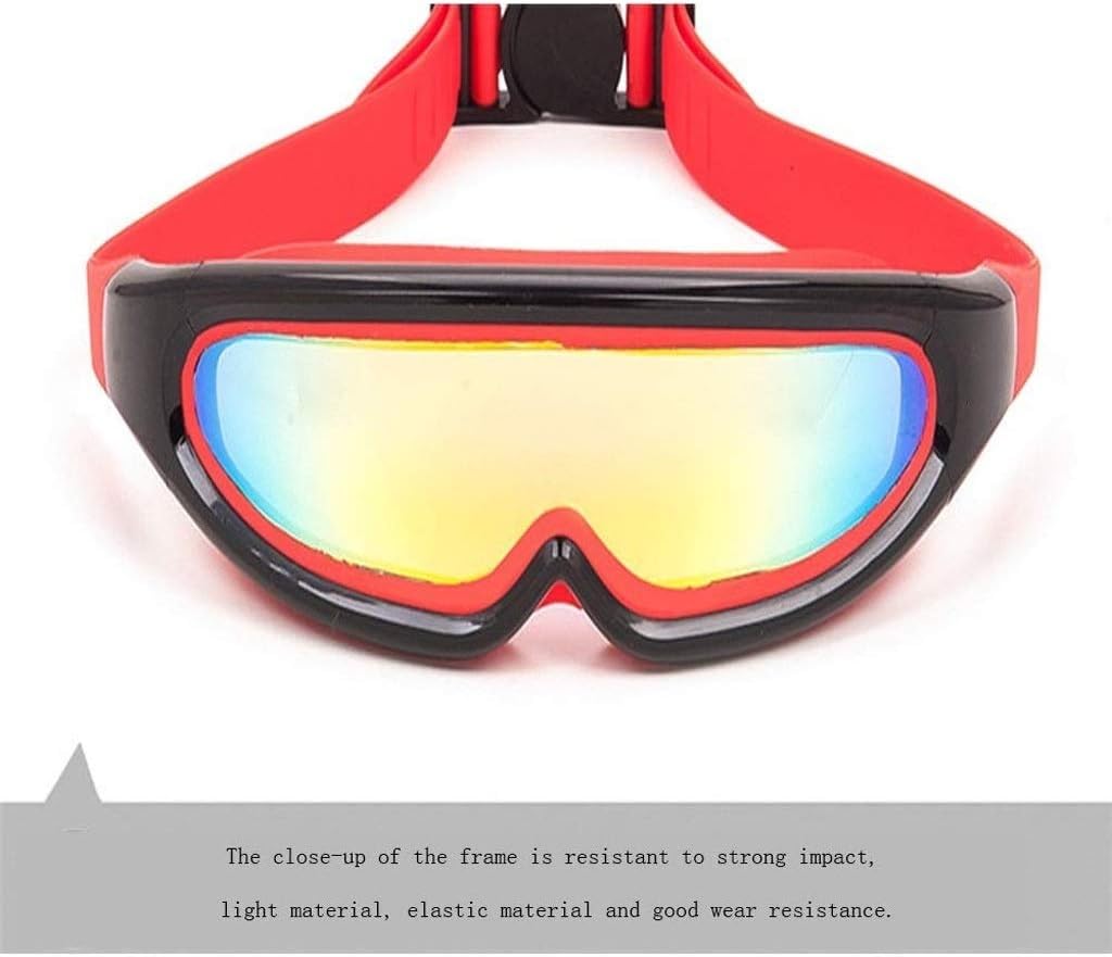 Gafas de natación for niños, Gafas de natación de visión Amplia for niños y Adolescentes, visión Amplia, antivaho, Impermeables.(C)