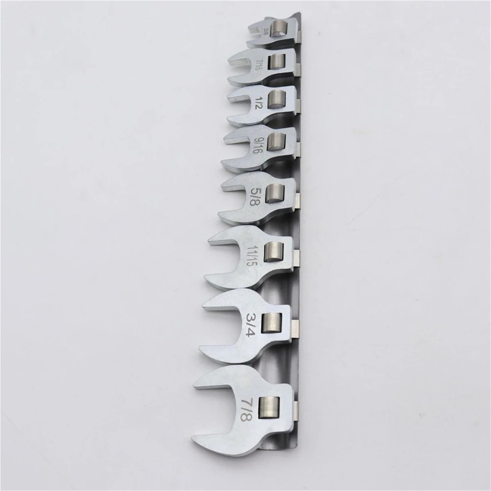 10 Uds. Llave de pata cabra accionamiento 3/8 pulgadas, llave extremo abierto pie métrico a 22mm for juego llaves dinamométricas