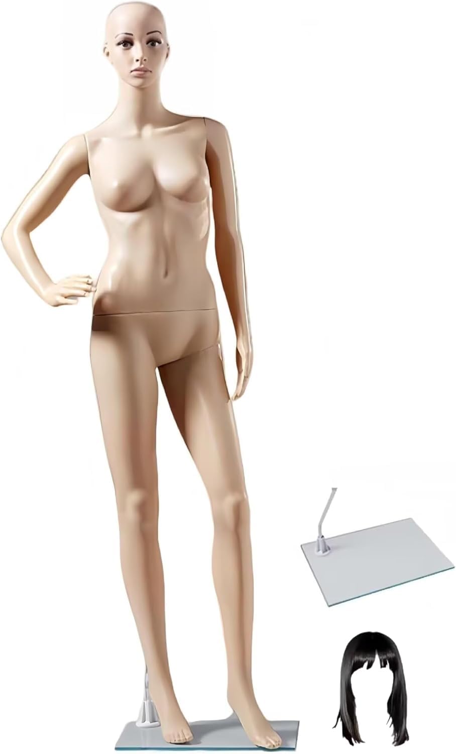 Amazon.co.jp: EastEamily 女性マネキン プラスチック製 全身 175cm 頭