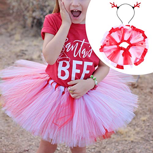 ABOOFAN Saia de Tutu de Fantasia de Veado de Natal Com Tiara de Chifre de Veado AniversÃ¡rio Festa d