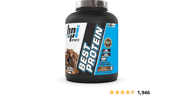 Amazon.com: BPI Sports Best Protein, Chocolate Brownie, 5.1 ...