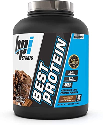 BPI Sports Best Protein, Chocolate Brownie, 5.1 Pound