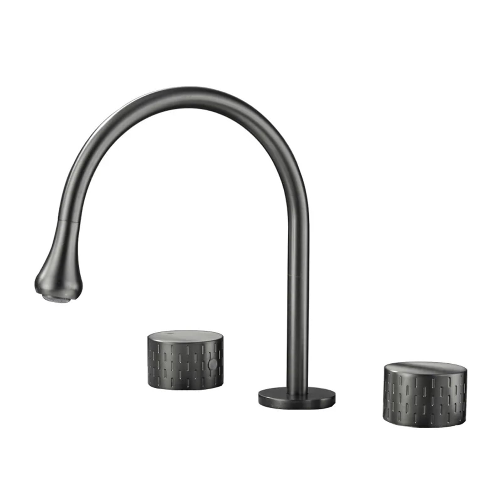 Grifo de lavabo de tres agujeros dividido de latón caliente y frío