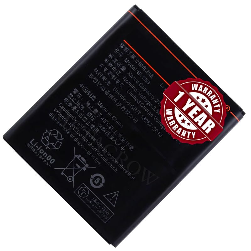 Image of Original BL259 Battery Compatible for Lenovo Vibe K5 Plus (A6020a46) - (2750mAh) - 1 Year Warranty BC45