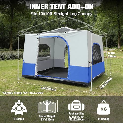 Tienda de campaña canopy REDCAMP para 4-6 personas 10x10 miniatura 7
