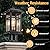 Brilvibera Outdoor Post Light 2 Packs Dusk to Dawn, Post Lights Outdoor Electric with Pier Mount, Black Waterproof Pole Lights, Lamp Posts Outdoor Lighting Hard Wired for Yard, Driveway, Path
