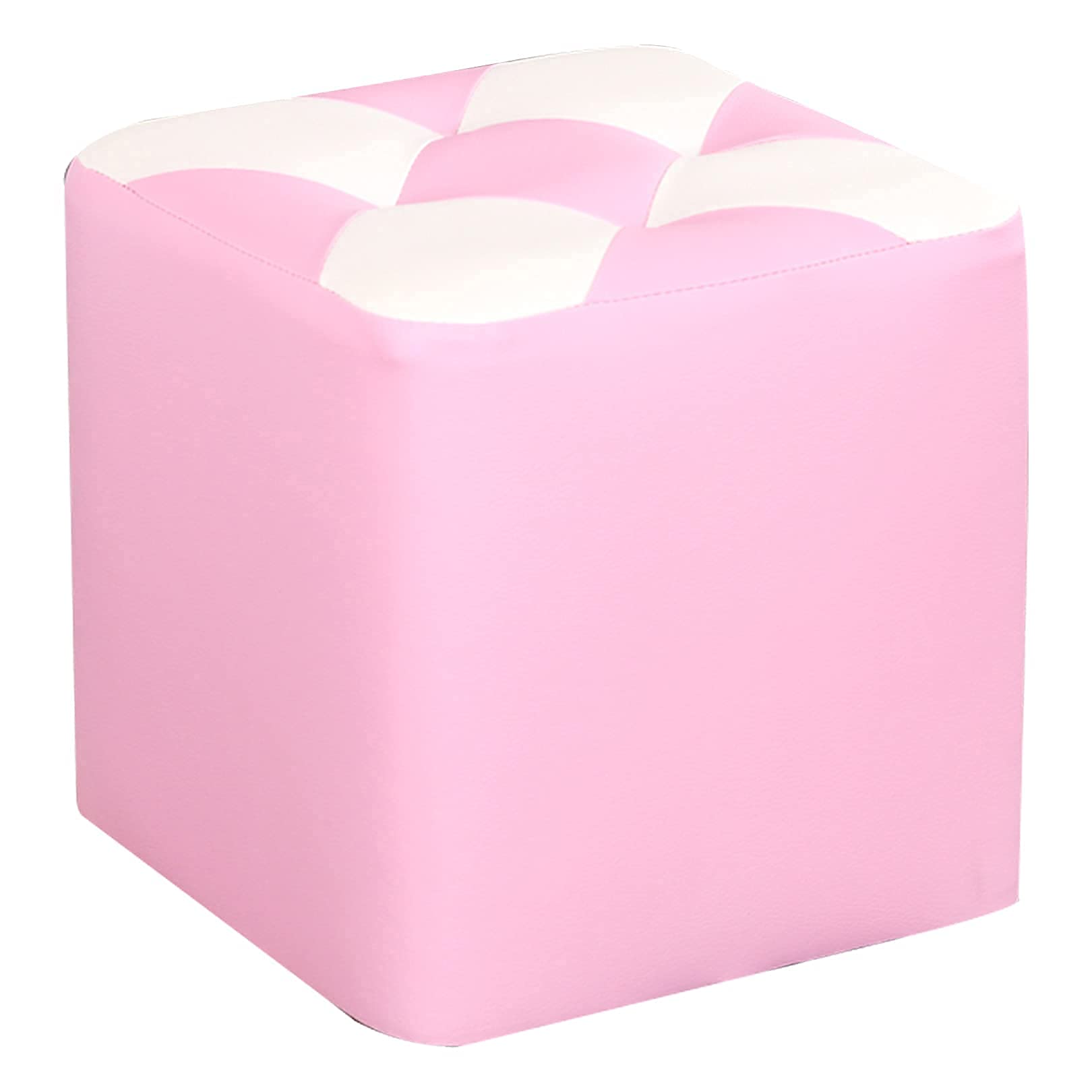 Pouf repose-pieds étanche rose : résolvez le manque de sièges de salon avec ce tabouret bas