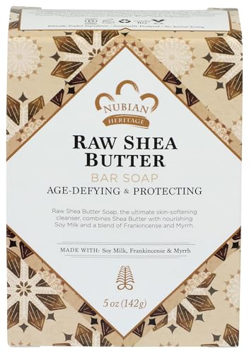Bar Soap Raw Shea Butter 5 Oz By Nubian Heritage