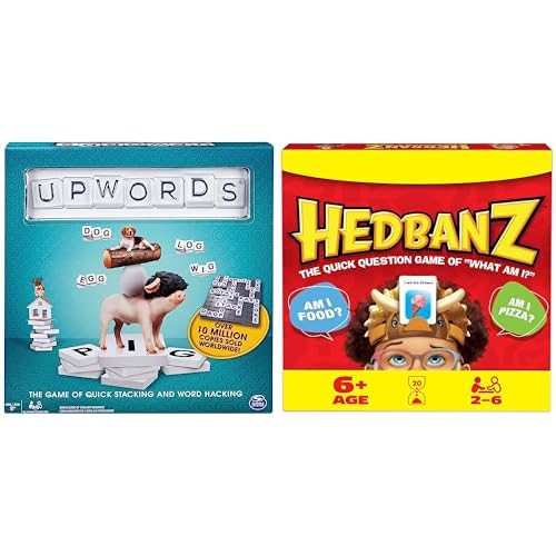Spin Master Games Bundle: Upwords y Hedbanz Edición 2023 miniatura 1