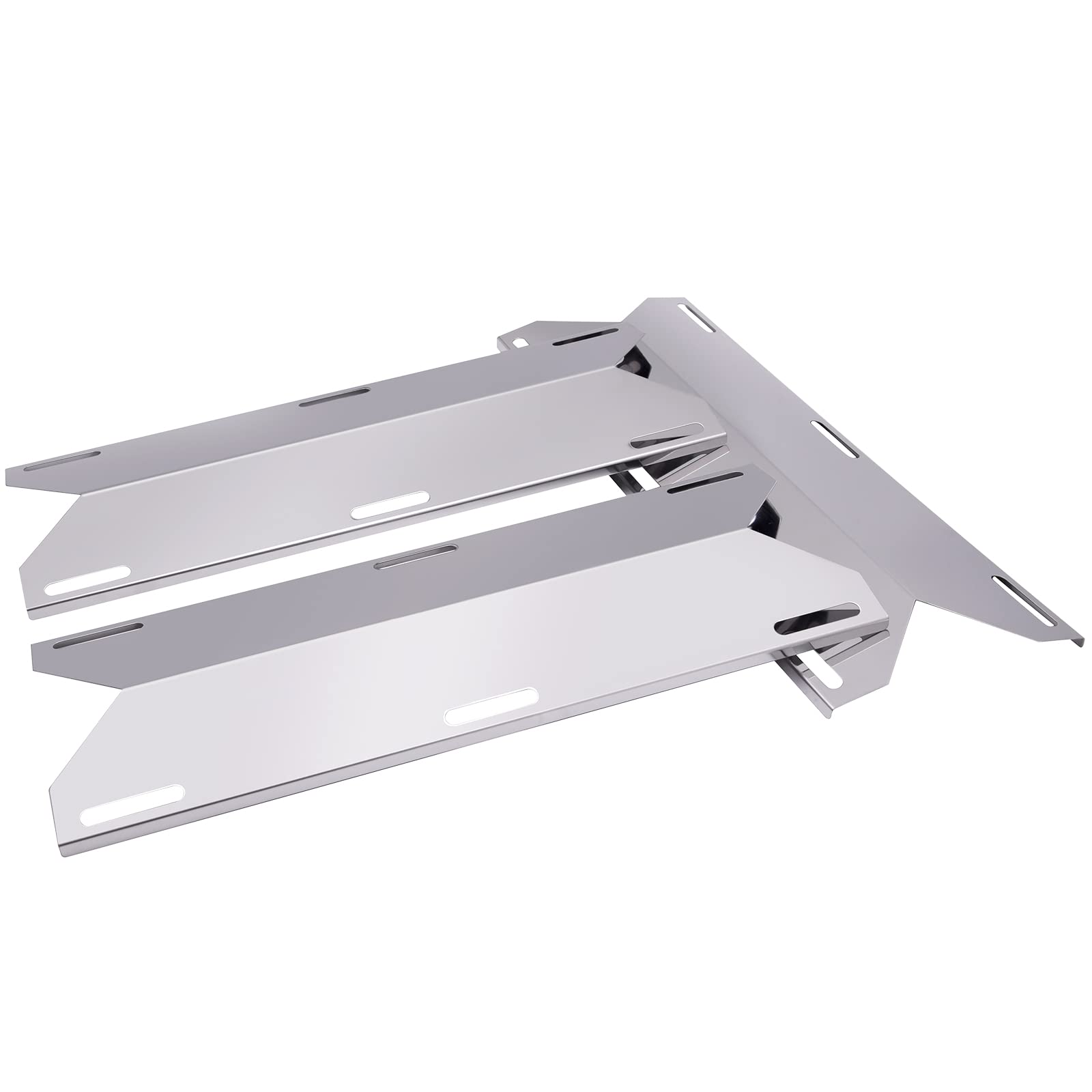 Aibabcue Gas Grill Heat Shield Replacement Parts for Jenn-Air 720-0099, 720-0336, 720-0171, 720-0511, 720-0061 Grill Model, Stainless Steel Heat Plate Tent, Grill Burner Cover for Jennair 720-0099