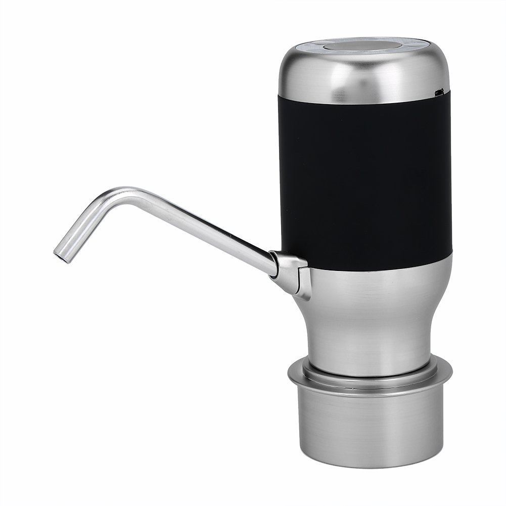 Yosoo Pompe à eau potable électrique sans fil USB automatique pour fontaine à eau d’intérieur Noir