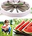 NEX Watermelon Slicer Cutter, Stainless Steel Melon Fruit Round Quickly Cut Tool, Multifunctional Peeler Corer for Cantaloupe Apple Pineapple, Kitchen Slicer Gadget