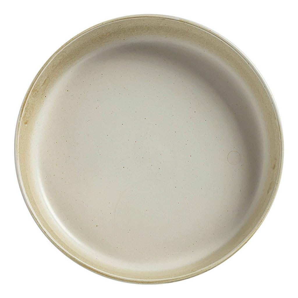 GFHTRELY Dinner Tray Simple Ceramic Tableware Salad Bowl Home Deep Plate Soup Plate Hotel Dessert Plate Restaurant Dish Plate Dinner Plate