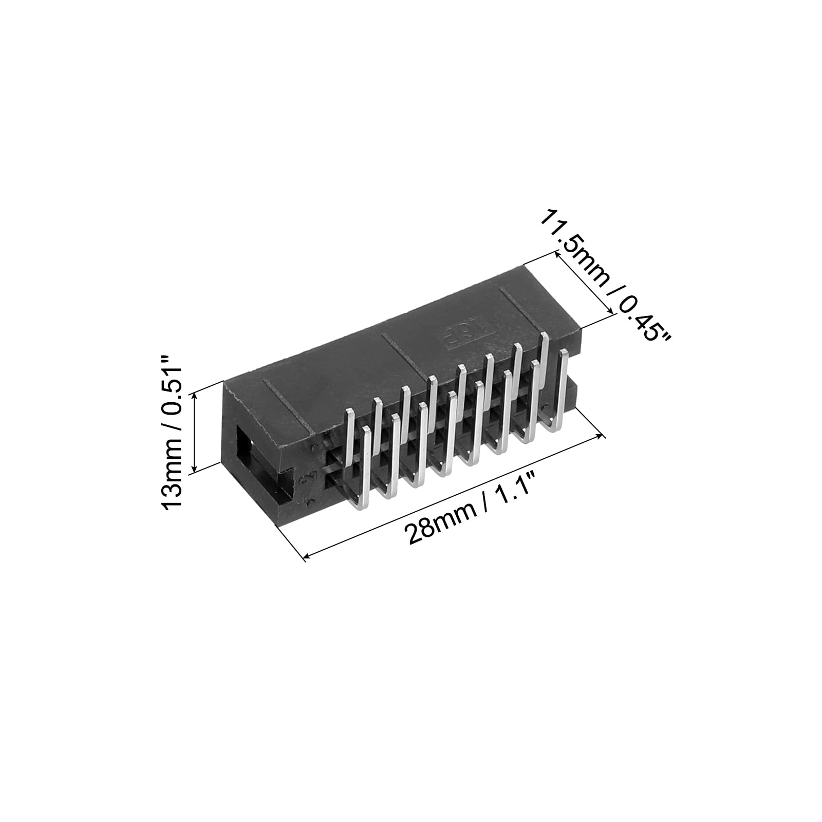 QUARKZMAN 2.54mm Passo Dritto Angolo Connettore E Femmina
