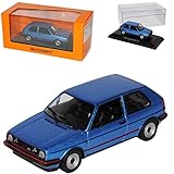 Volkwagen Golf II GTI 3 Türer Blau Metallic 1983-1992 1/43 Minichamps Maxichamps Modell Auto