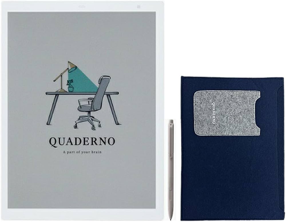 【即〜翌日発送！】QUADERNO A4（Gen.3）クアデルノ☆純正カバー付き Amazon.co.jp: 富士通 QUADERNO A4 A5サイズ クアデルノ カバー 本革
