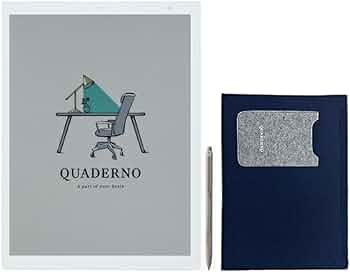 【初回週末限定値下】QUADERNO A4（Gen.3）クアデルノ／純正カバー付 Amazon | 電子ペーパー クアデルノ A4型 QUADERNO A4 (Gen. 3C