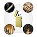 FORHU Windproof Flameless Electronic Pulse Arc Cigarette Lighter USB Charging Cigar Lighter Rechargeable (Gold ice)