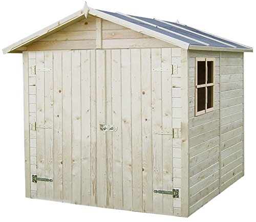 CASA CASETTA COUNTRY RICOVERO ATTREZZI RIPOSTIGLIO IN ABETE PER ESTERNO GIARDINO