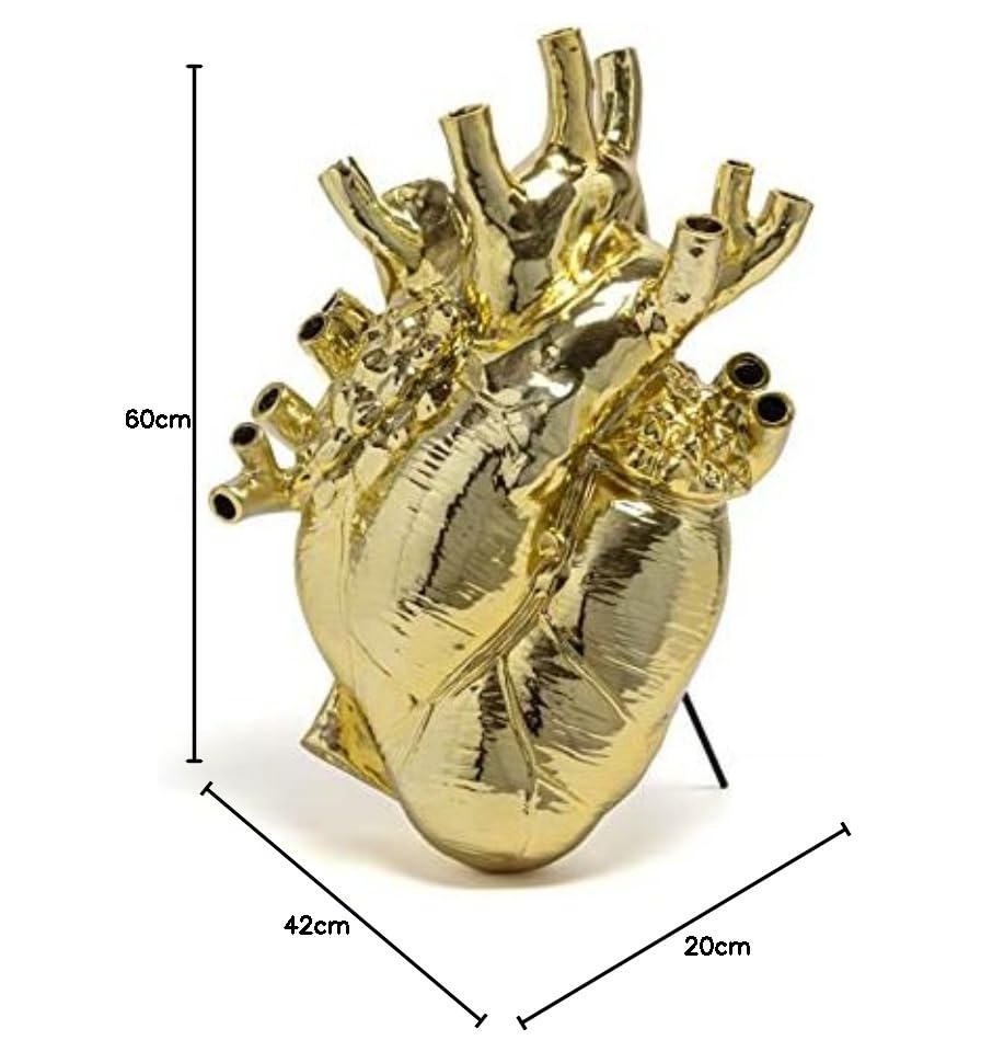 Amazon.co.jp: Seletti 花瓶 Love in Bloom Huge Gold : ホーム＆キッチン