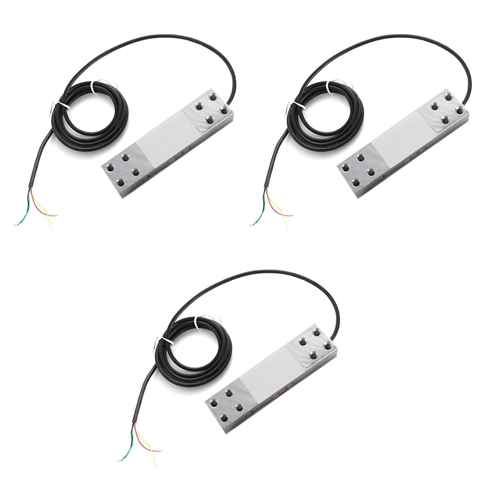 Jnchdghwa Silver 3X 200 Kg Electronic Scale Sensor Digital Load Cell Weight Sensor Platform Scale Load Cell Single Point Beam Sensor
