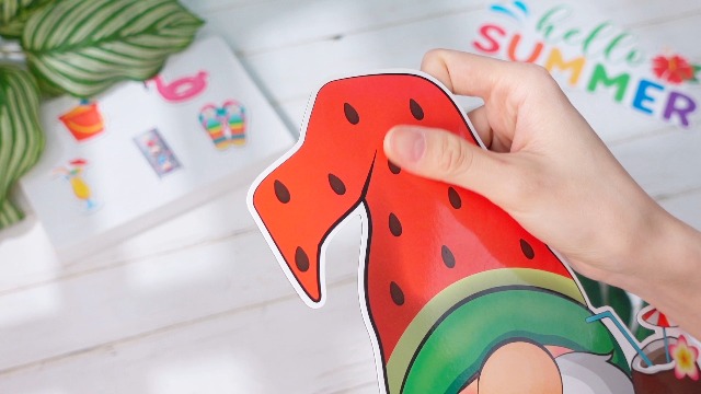 Set de 9 Imanes Decorativos de Gnomo para Verano miniatura 7