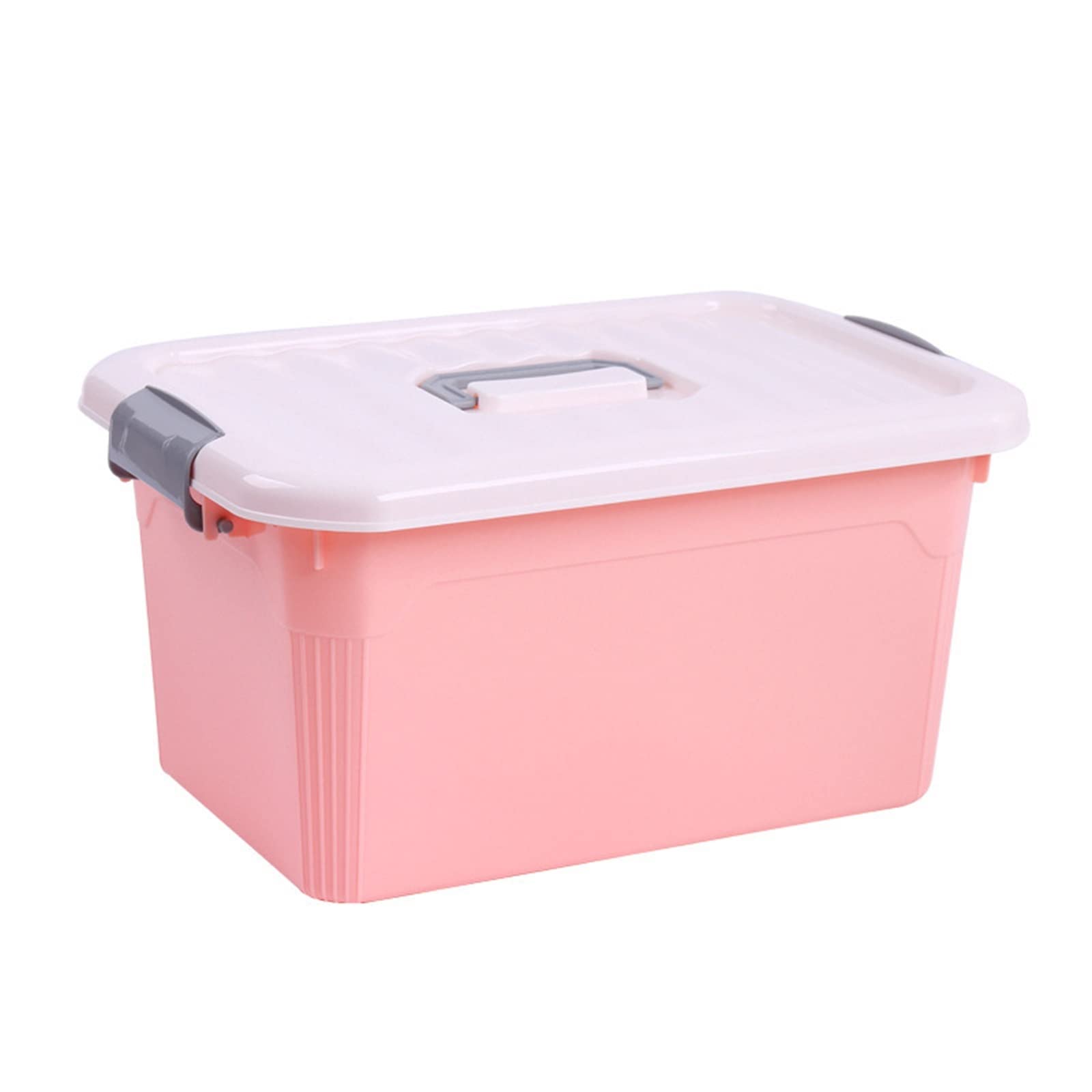 JINGYAN Pudełka do przechowywania Plastikowe pudełko do przechowywania Zagęszczony schowek(Pink)