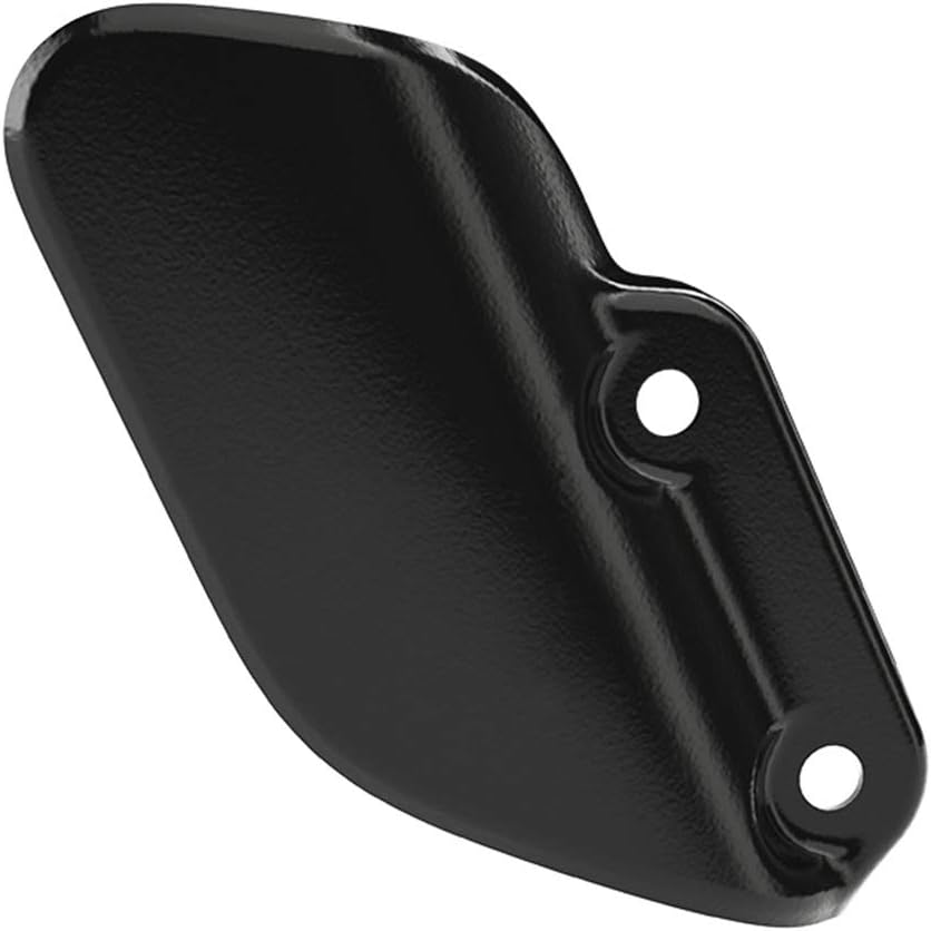 1990444 Heel Guard, Rh, Stainless Steel, Black for Interceptor 650