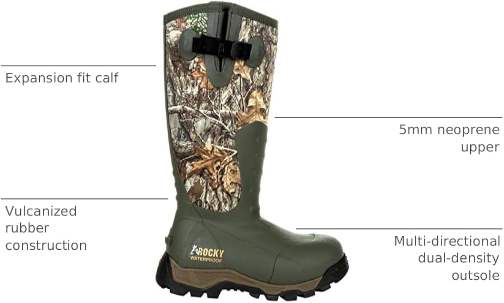 Amazon.com | ROCKY Sport Pro Women's 1200G Insulated Rubber