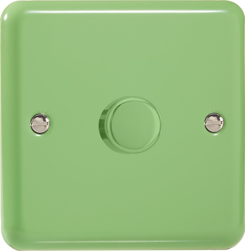 Dimmer Green V-Pro Lily Beryl 120w Max 1-Gang 2-Way Varilight JYP401.BG