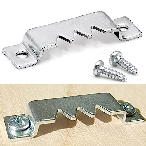 Image of Pro Quality Heavy Duty Sawtooth Hangers with Screws - 50 Pack