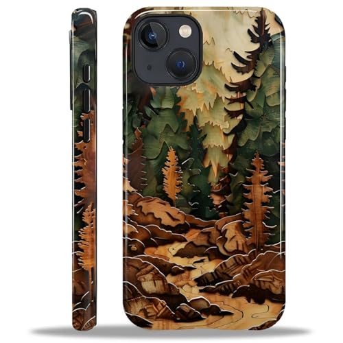 Compatible with iPhone 13 iPhone 14 Case - Dual-Layer Protection, Hard Shell with Silicone...