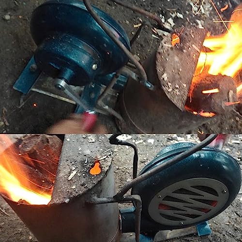 Souffleur manuel pour barbecue à manivelle idéal en camping - 3
