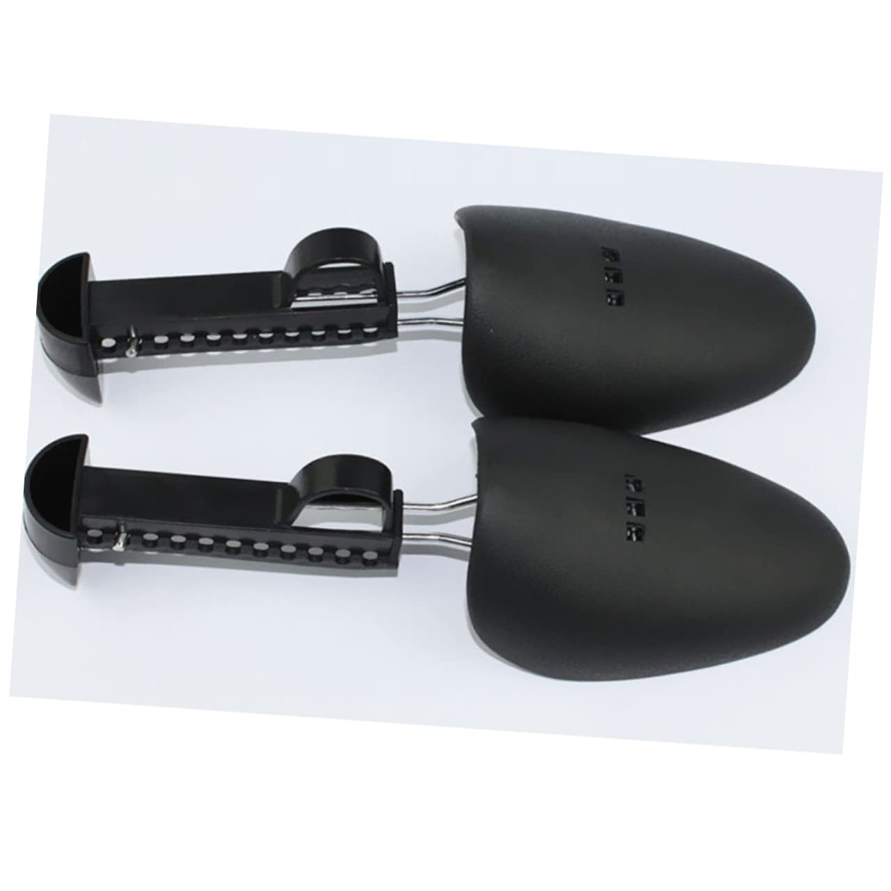 10 Pares de Ensanchadores de Zapatos de Plástico Ajustables Negros