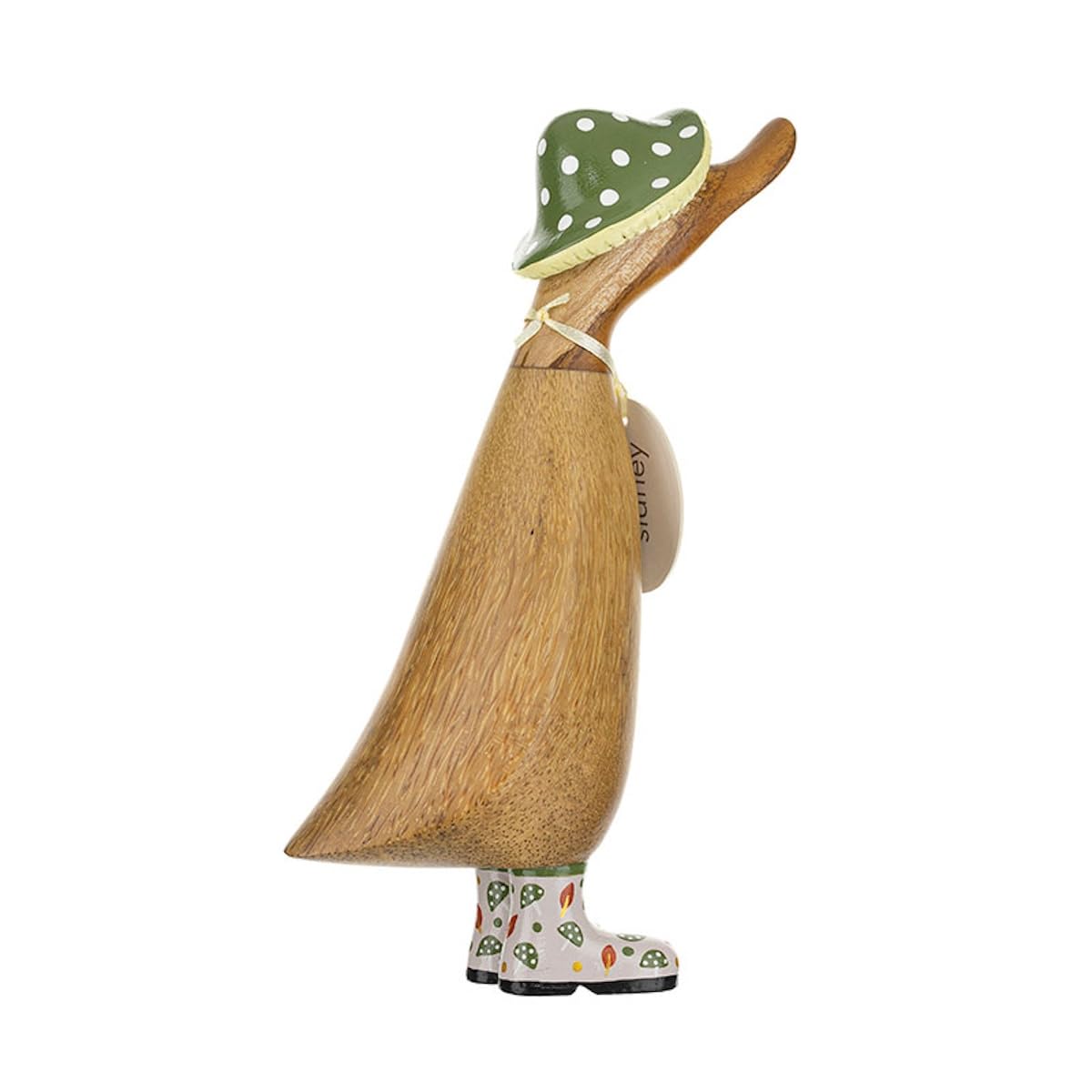 DCUK Autumnal Hat and Boots Wooden Duckling - Green
