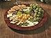 CounterArt Old World Fruit Lazy Susan Glass Serving Plate
