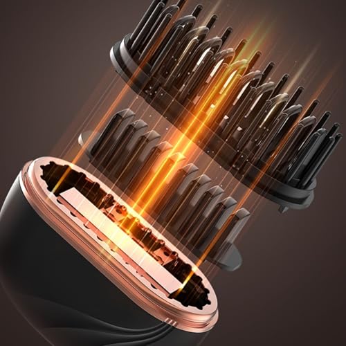 Image of BWOGUE Mini Wireless Straight Hair Brush, USB Rechargeable Portable Hair Straightener Comb with 3 Heat Settings, Quick Heating Plates for Smooth Styling, Perfect for Hair Stylist, Salon Professional