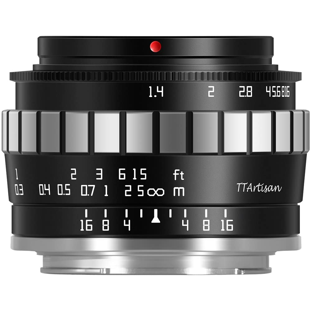 TTArtisan 23mm F1.4 APS-C Lenses for Fuji X-Mount X-A1 X-A10 X-A3 X-A7 X-M1 X-M5 X-H1 X-H2S X-T1 X-T10 X-T2 X-T3 X-T4 X-T100 X-T30 II X-T50 X-PR01 X-PR03 X-E4 X-S20
