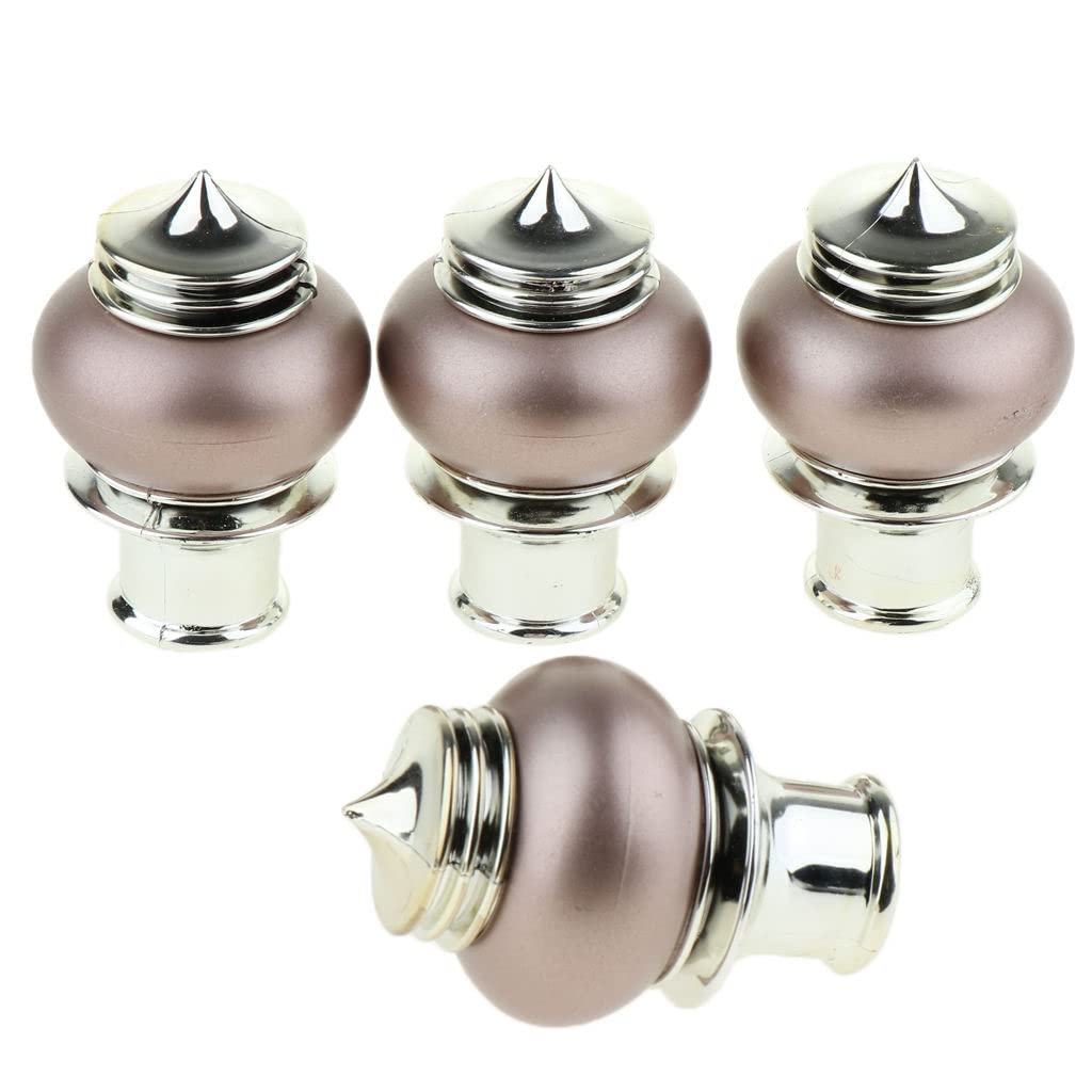 Lot de 4 embouts de mât de 28 mm pour décoration d'intérieur, parfaits pour le salon et la chambre à coucher