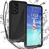 ★【IP68 Resistente Al Agua para Samsung A52】 La certificación de nivel IP68 lo hace seguro incluso después de uso bajo el agua de 5 pies / 1,5 m durante 30 minutos, No se preocupe por dañar su teléfono si se moja.