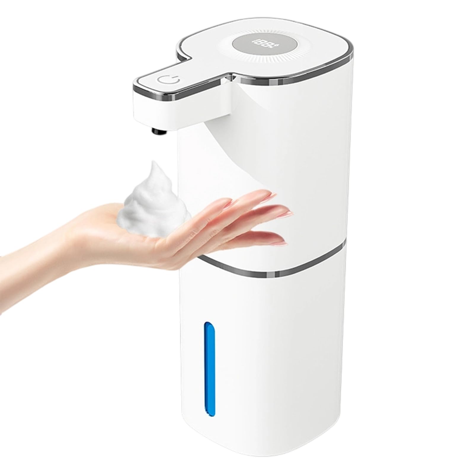 420ml Automatic Foaming Hand Soap Dispenser Auto Induction Foam Hand Washer Touchless Foam Soaps Dispensers Countertops Soap Dispenser