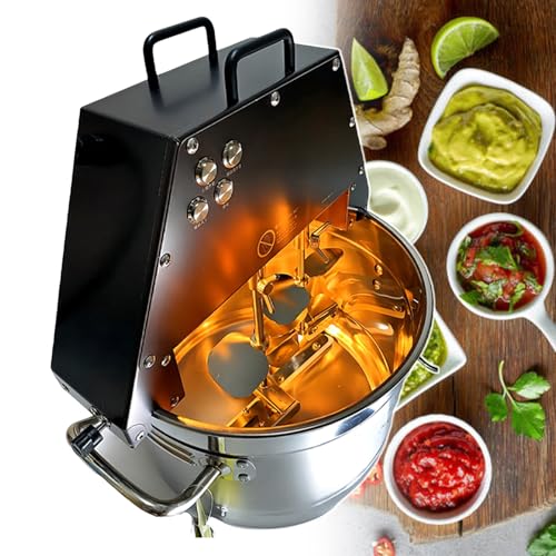 pealiritansemen Batidora De Relleno Comercial, Batidora Automática De Alimentos, Batidora De Doble Paleta Agitadora, con Paleta Agitadora Doble Y Ventilador Auxiliar